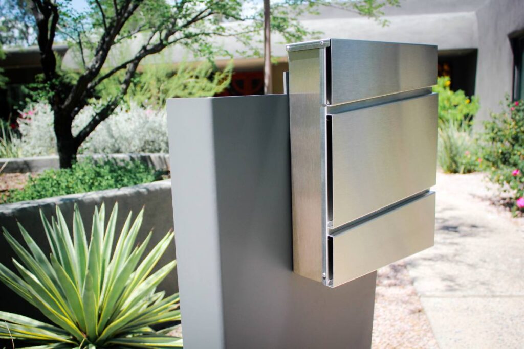 Stainless Steel Mailbox with Lock