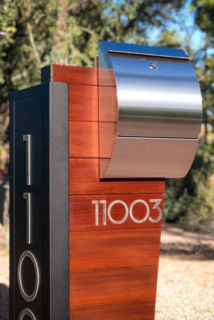 Custom Stainless Steel Mailbox
